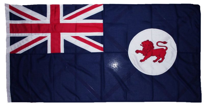 1yd 36x18in 91x45cm Tasmania blue ensign (woven MoD fabric)